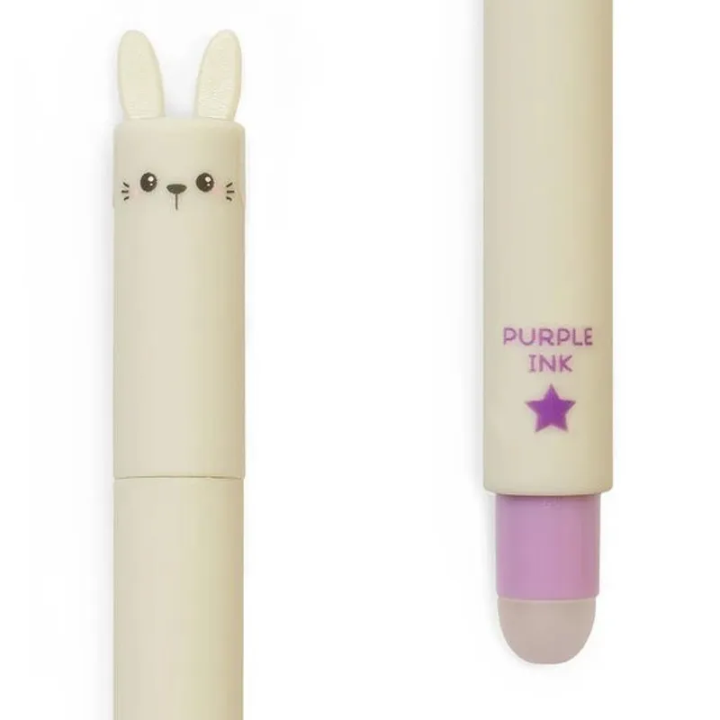 Legami Bunny Purple Erasable Pen-1